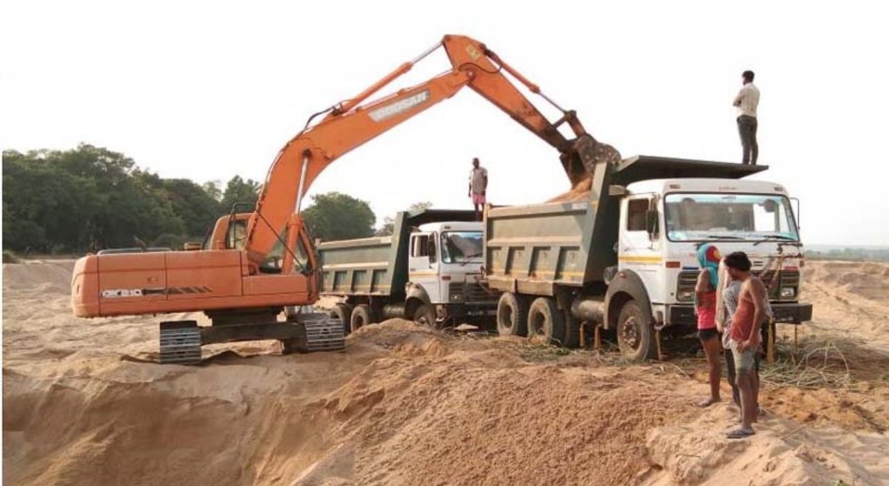 Balu Mining in Bihar