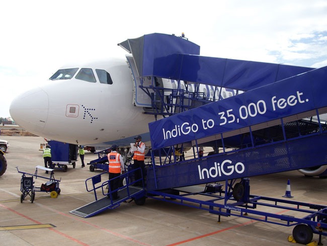 Accident was avoided with IndiGo flight, a laser beam created darkness in front of the pilots' eyes during landing.