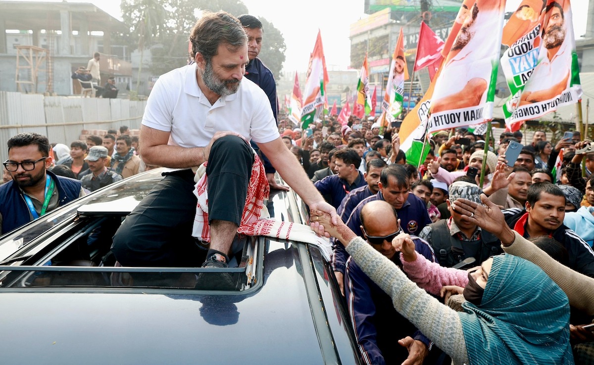 Bharat Jodo Nyay Yatra: Rahul Gandhi will visit Baidyanath Dham in Deoghar today, the yatra will reach UP on February 14.