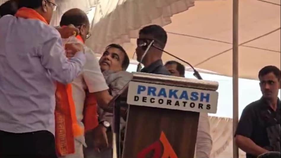 Nitin Gadkari fainted on stage during speech, situation better now than before