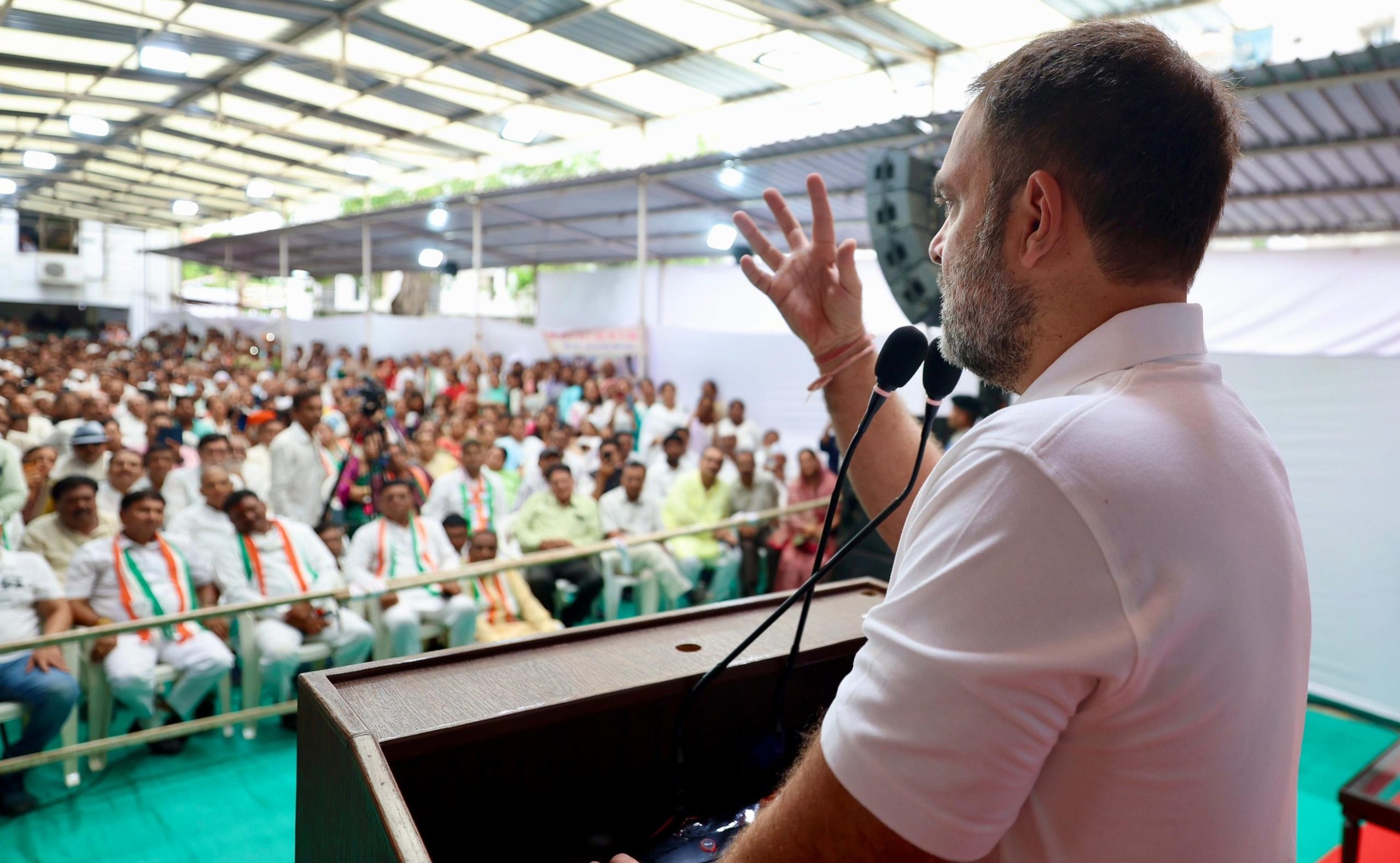 Rahul Gandhi roared in Ahmedabad, said - Like Ayodhya, we will defeat BJP in Gujarat too