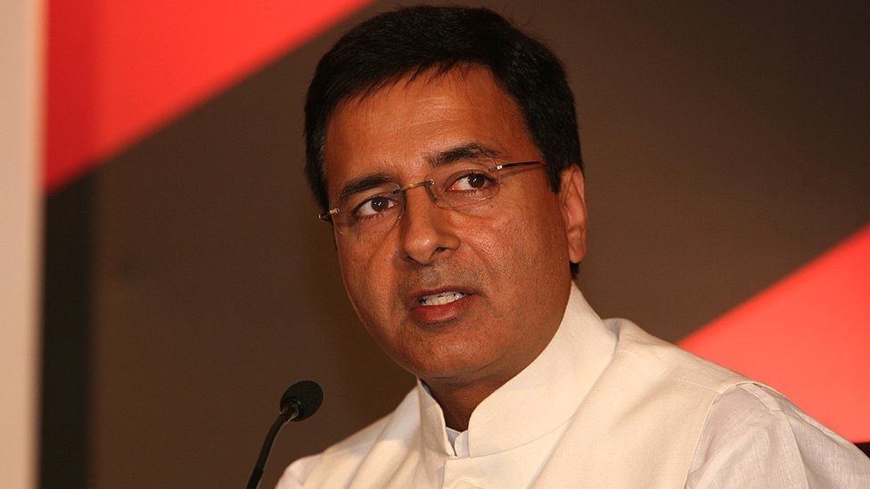 On what issue did Congress leader Randeep Surjewala say - 'Yogi Ji ko thok do'