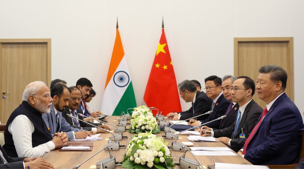 50 minute meeting between PM Modi and Xi Jinping in BRICS, emphasis on peace on the border