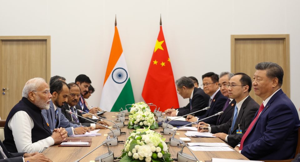 50 minute meeting between PM Modi and Xi Jinping in BRICS, emphasis on peace on the border