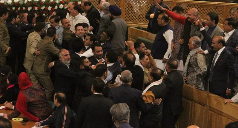 Ruckus in Jammu and Kashmir Assembly over Article 370