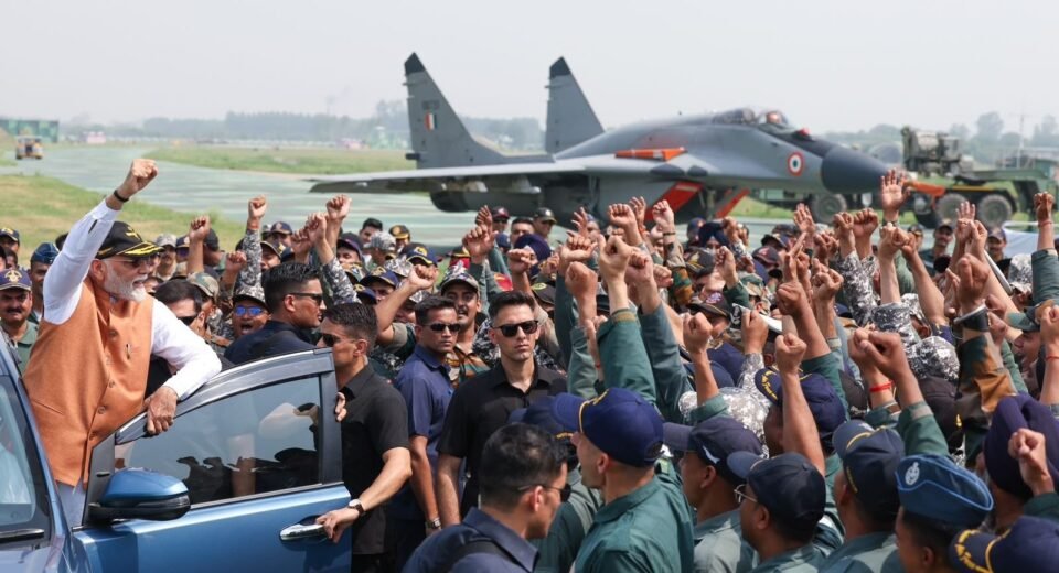 A clear message to Pakistan from Adampur Airbase in Punjab, terrorists will be killed in their homes