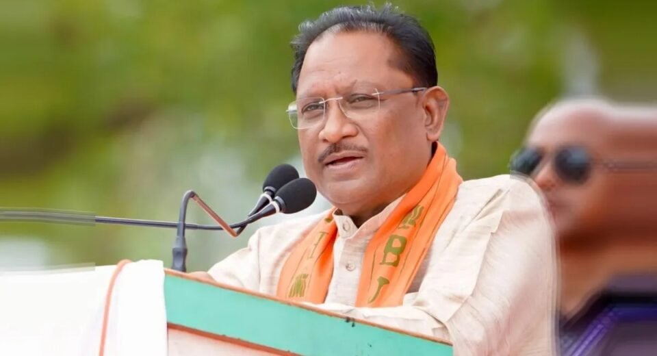 CM Vishnu Dev Sai reached Mathamour village, held a meeting and listened to the problems of the villagers, made big announcements