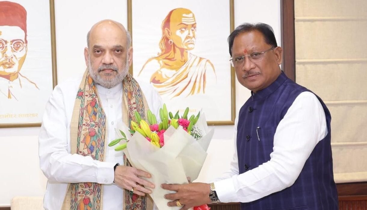 Anti-Maoist operation at a crucial juncture in Chhattisgarh, CM Vishnudev Sai gave a progress report to Amit Shah in Delhi