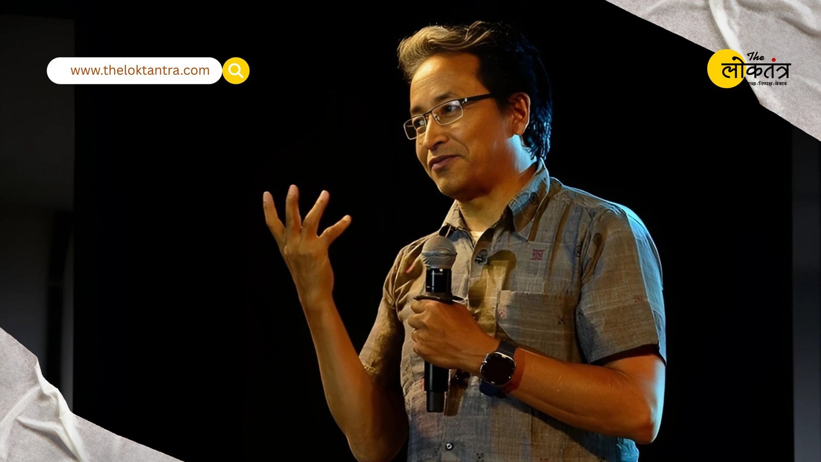 Sonam Wangchuk said on the violence in Leh that the government is looking for scapegoats.