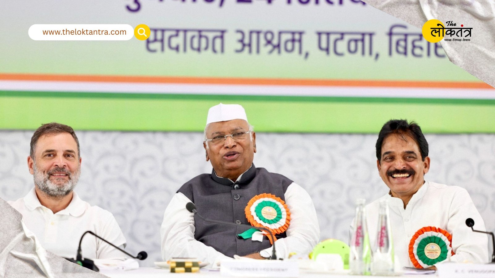 BJP has started treating Nitish as a burden: Congress President Kharge