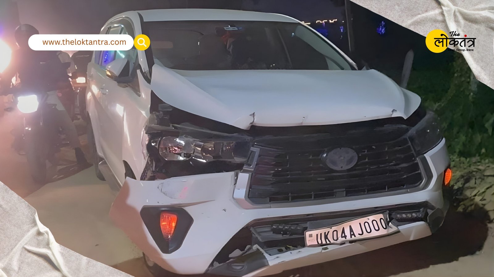 Former Chief Minister Harish Rawat narrowly escapes; major accident on Delhi-Dehradun Highway