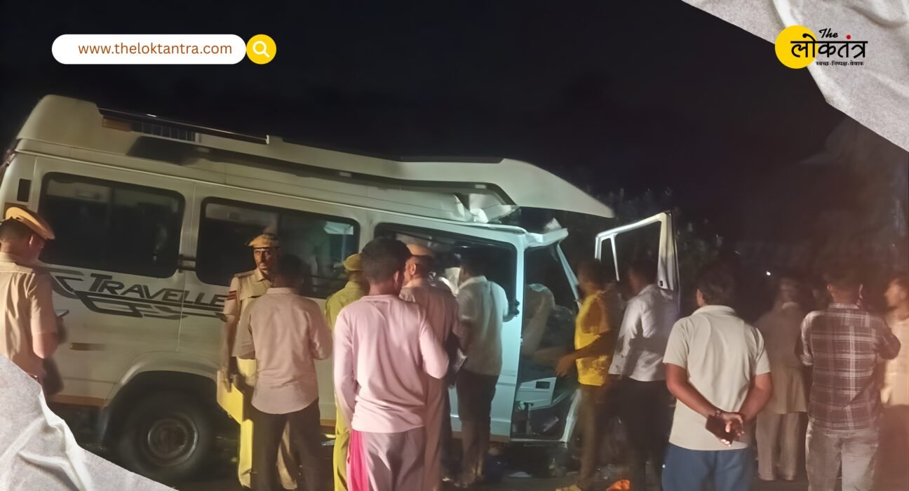 Tragic road accident in Jodhpur: Bus full of devotees collides with a parked trailer, 15 killed