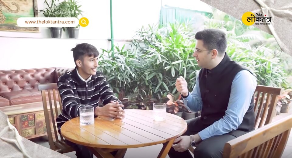 Raghav Chadha met the viral delivery boy, sparking a heated debate on the condition of Amazon, Swiggy, and Blinkit workers.