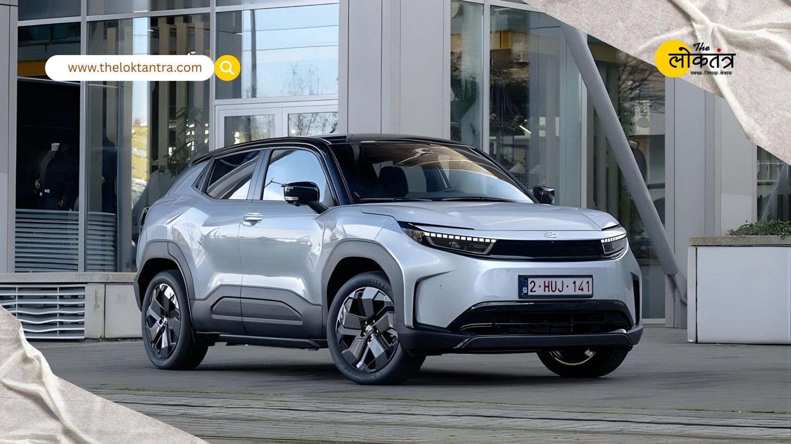 Toyota's first electric SUV is ready for launch in India, featuring a futuristic and powerful design.