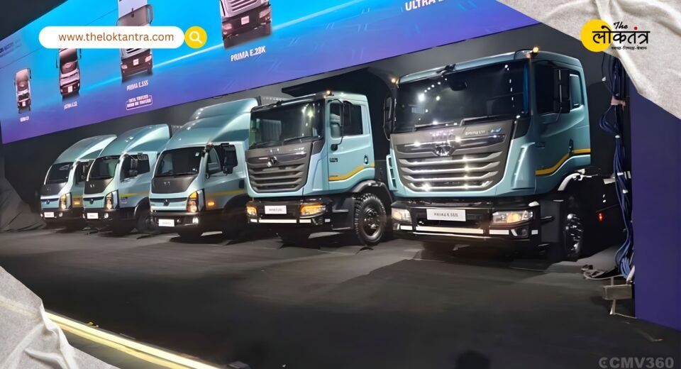 Tata Motors makes a big move: Launches 17 new next-generation trucks ranging from 7 to 55 tons, completely changing the game from diesel to electric.