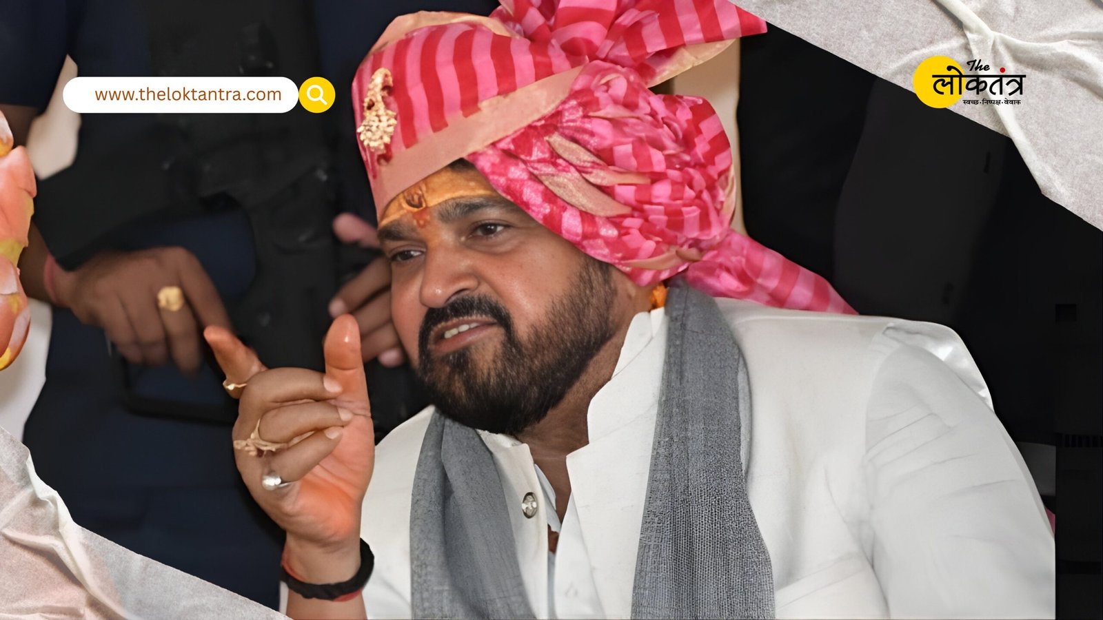 Brij Bhushan Singh will enter the electoral fray again in 2029! He has hinted at contesting from Sultanpur.