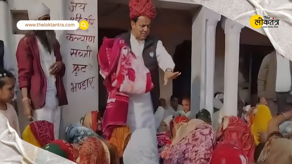 Controversy over blanket distribution in Tonk: Former MP Sukhbir Singh took back blankets from Muslim women after asking their names