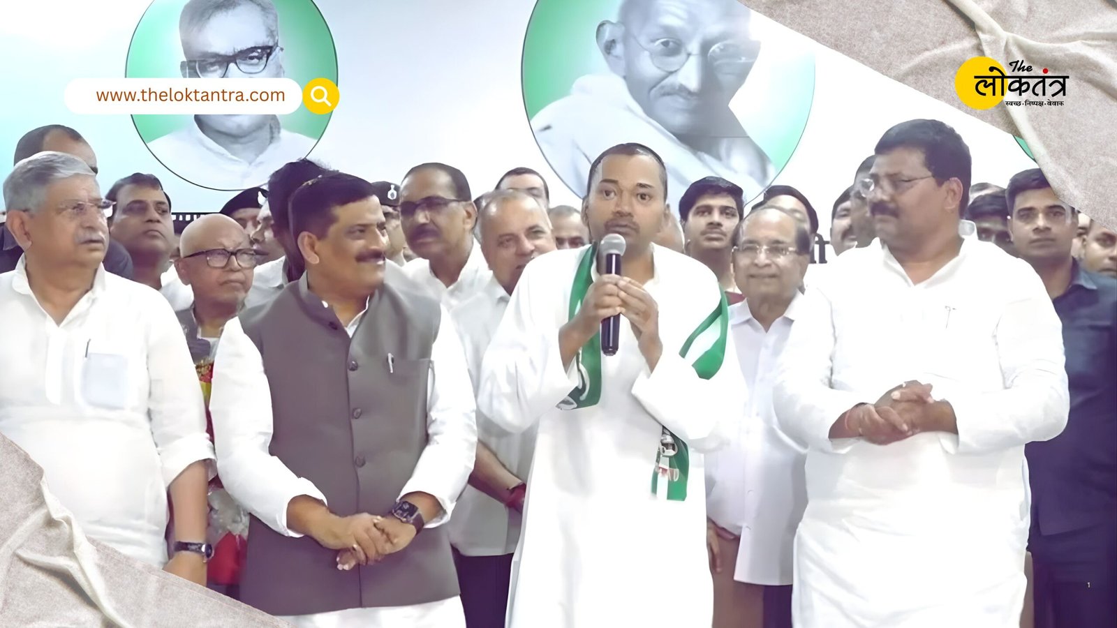 Nishant Kumar makes political debut, joins party at JDU headquarters