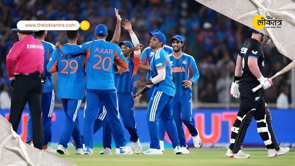 India's record in the T20 World Cup 2026 final: 255 against New Zealand, fourth 250+ score in a year