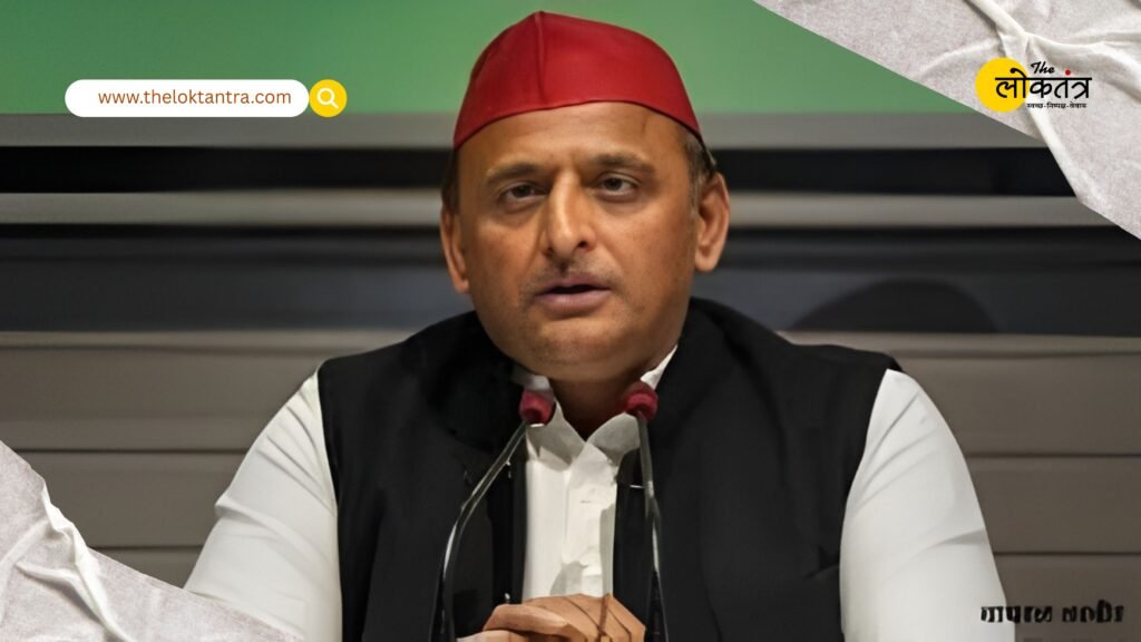 Akhilesh Yadav taunted the Yogi government, saying, "LPG now means 'missing gas!' If the stock is full, why are people queuing?"