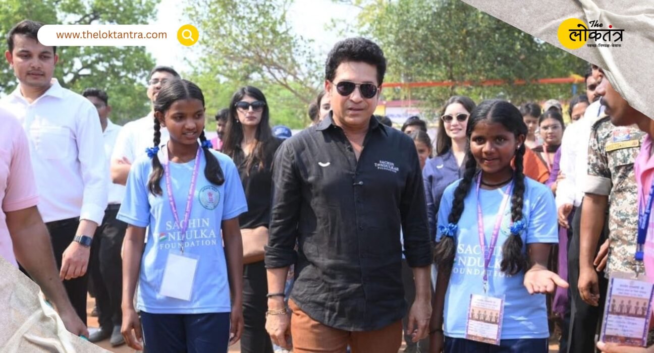 Sachin Tendulkar Arrives in Bastar, Lays Foundation for a Sports Revolution in Chhinnar; CM Vishnudeo Sai Hails It as a Symbol of a ‘Changing Bastar’