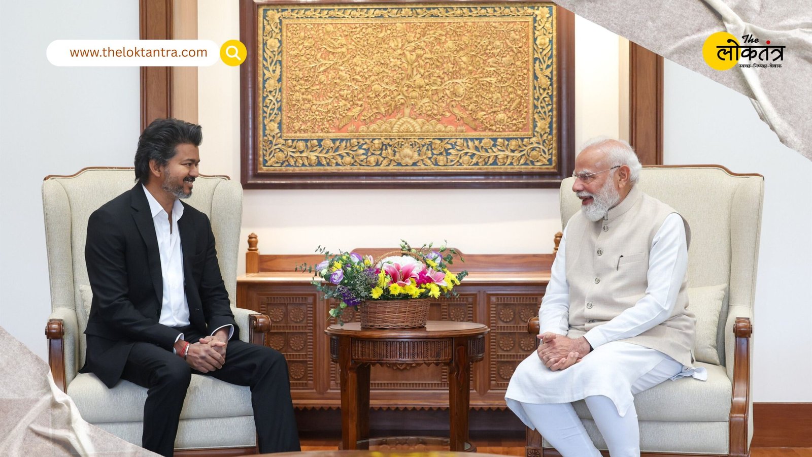 CM C. Joseph Vijay Meets PM Modi; Puts Forward Major Demands Regarding Mekedatu Dam and Tamil State Anthem