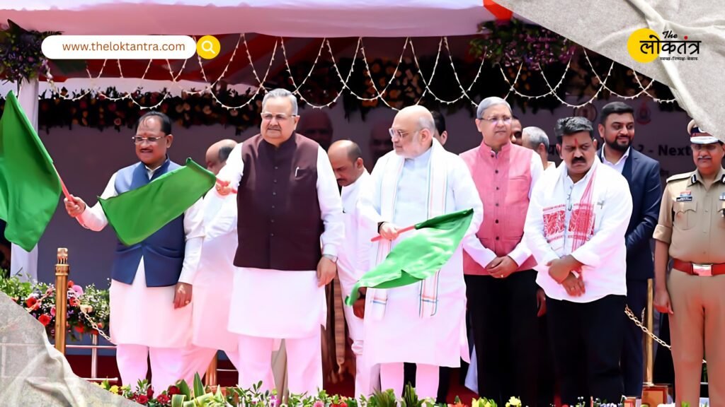 Launch of State-of-the-Art 'Dial-112' Service and Mobile Forensic Vans in Chhattisgarh; Amit Shah Flags Off the Initiative.