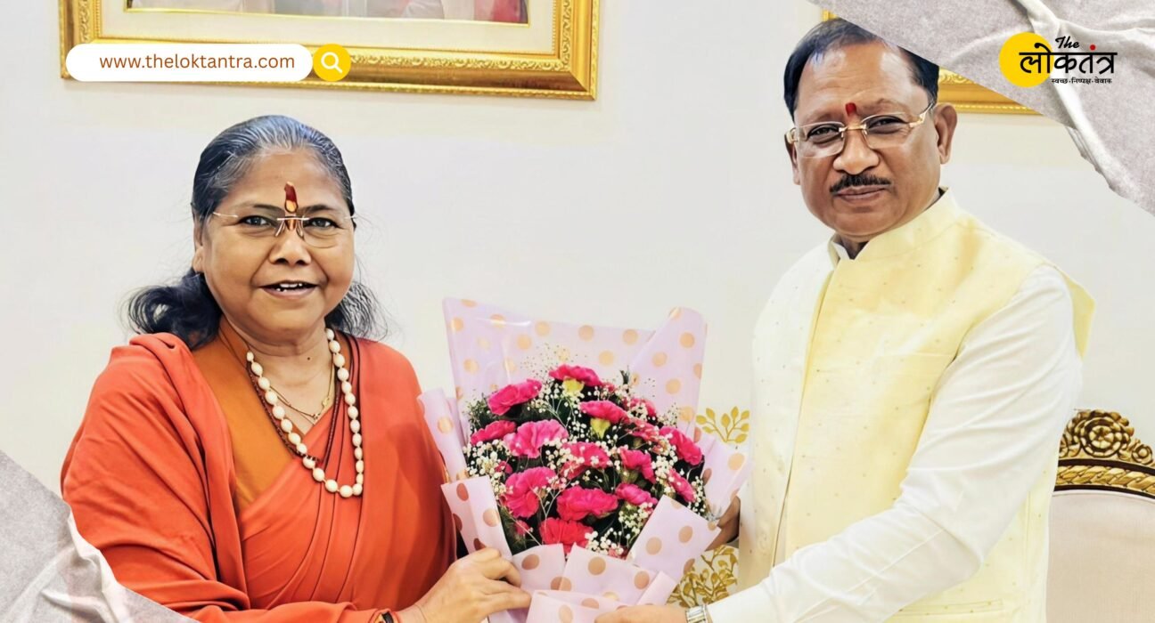 Sadhvi Niranjan Jyoti visits Raipur; holds a crucial discussion with Chief Minister Vishnu Deo Sai regarding the development and rights of the OBC community.