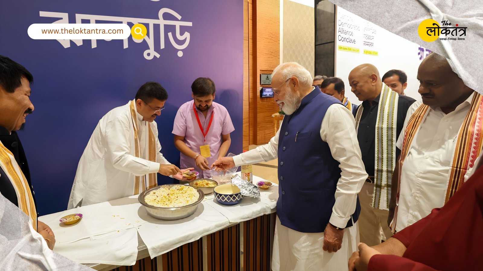 PM Narendra Modi attacked Congress in NDA meeting, said - the country got freedom from 'Congress growth rate'