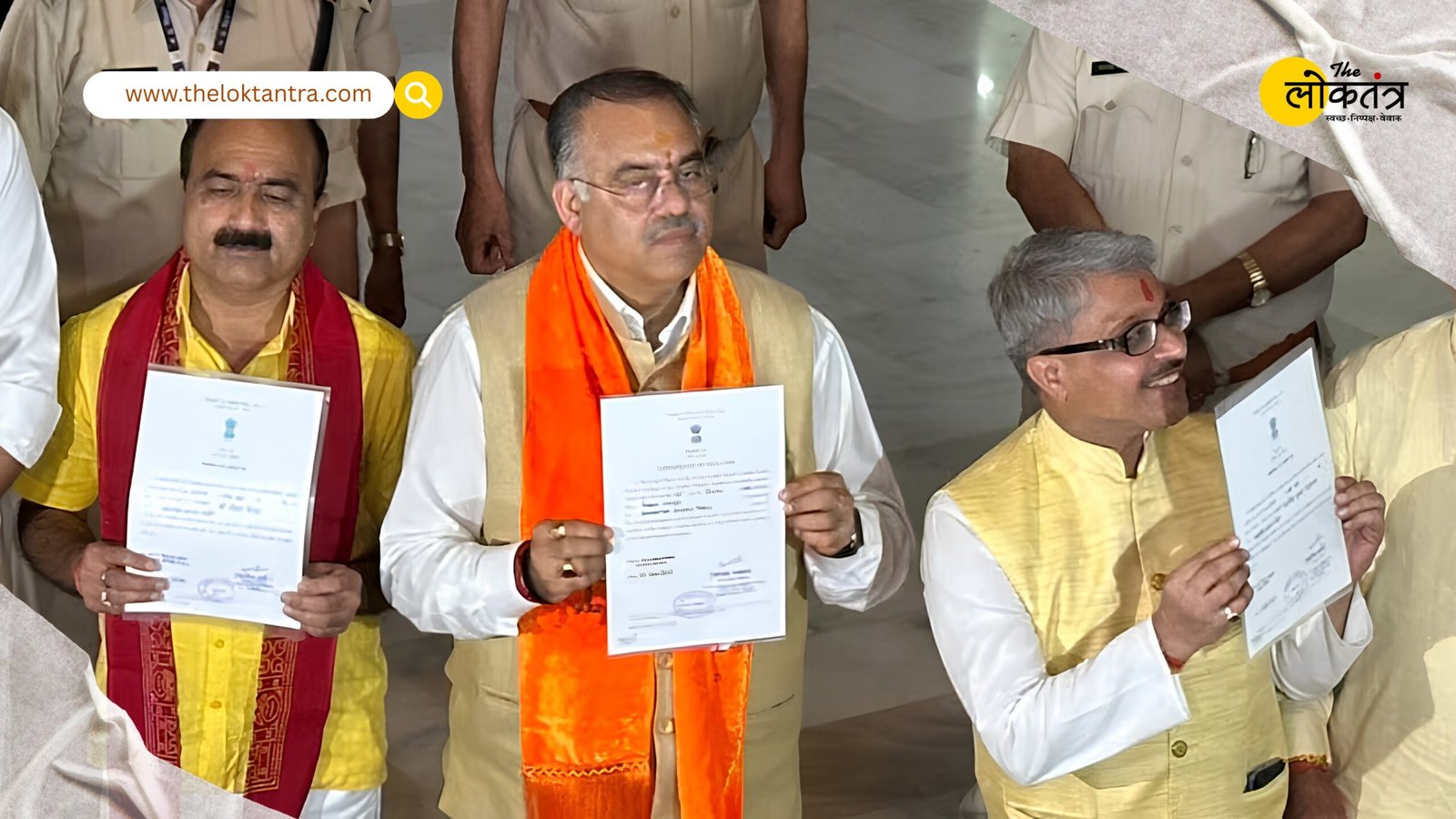 BJP scores a major victory in Madhya Pradesh Rajya Sabha elections; all three candidates elected unopposed.