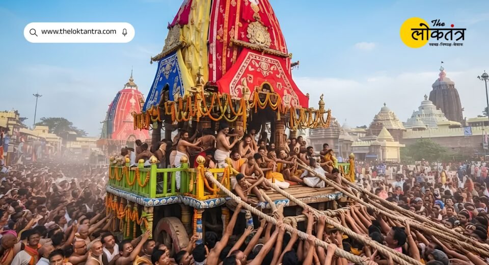 Jagannath Rath Yatra 2026: Two devotees died in a stampede during the Puri Rath Yatra; lakhs of devotees set an example by making way for an ambulance.