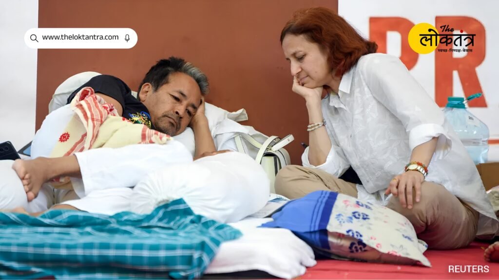 Sonam Wangchuk's Fast: Wife sets condition for ending the hunger strike; seeks assurance of a parliamentary discussion on accountability in education.