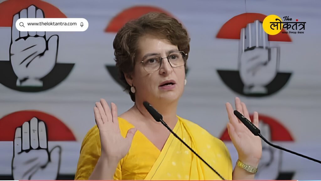 Priyanka Gandhi attacks the government in the Lok Sabha over the anti-paper leak bill; remarks regarding Pralhad Joshi spark an uproar in the House.