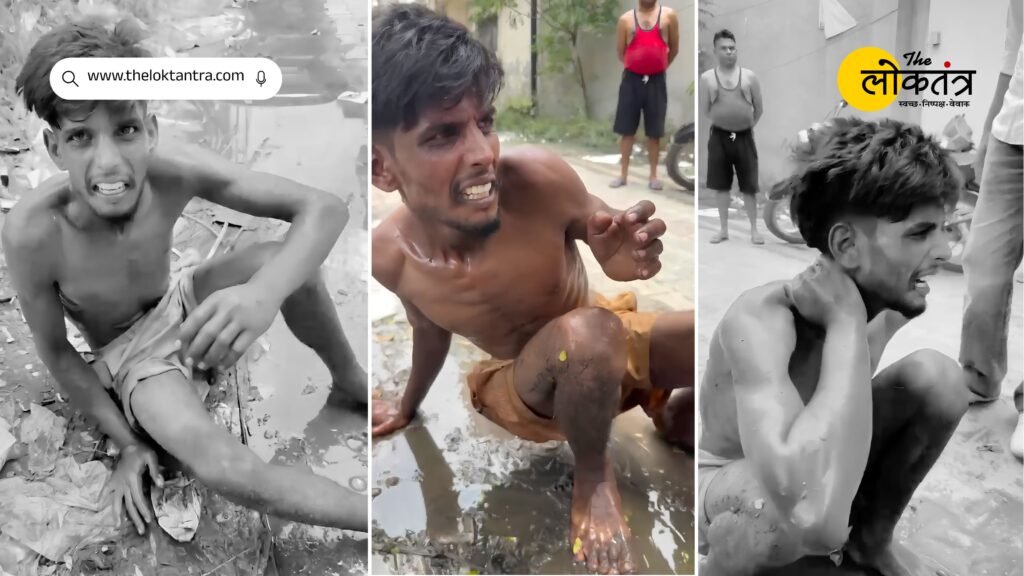 Attempt to steal a bike foiled in Ludhiana; locals catch and thrash the youth; video goes viral.