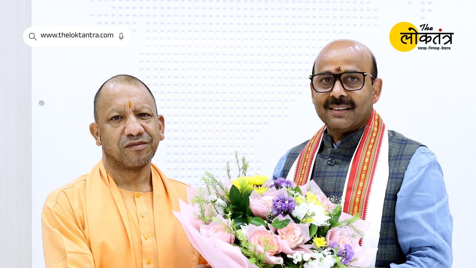 Newly appointed BJP National General Secretary Harish Dwivedi met CM Yogi; discussions were held regarding the organization and UP politics.