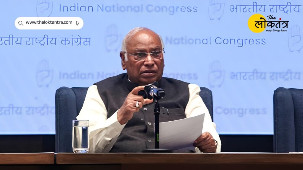 Kharge hits back at PM Modi's speech at SRCC; says politics took precedence over discussing questions raised by the youth.