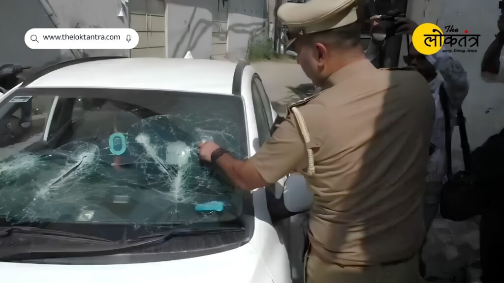 Commotion late at night in Ludhiana's Chhawani Mohalla; car windows smashed; CCTV footage of a youth carrying a gun has surfaced.