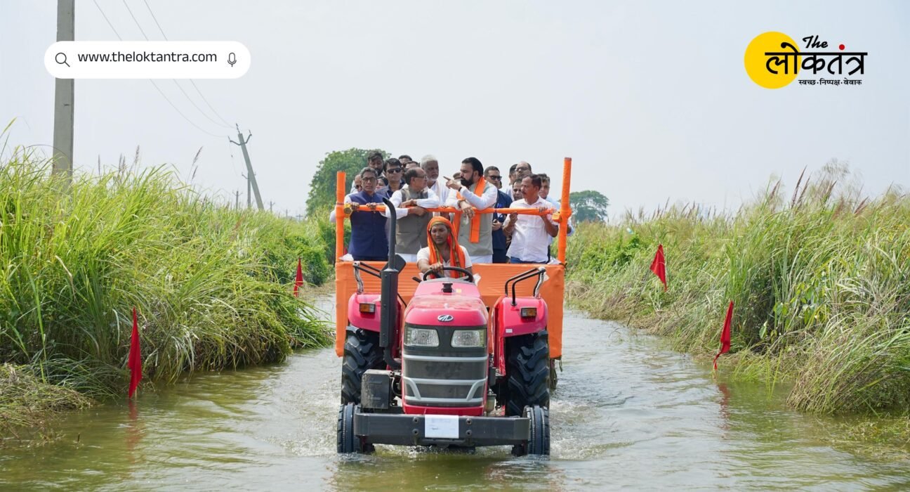Bihar Floods: Shivraj and Samrat Chaudhary take stock of the flood situation.