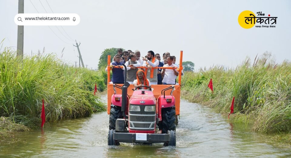Bihar Floods: Shivraj and Samrat Chaudhary take stock of the flood situation.