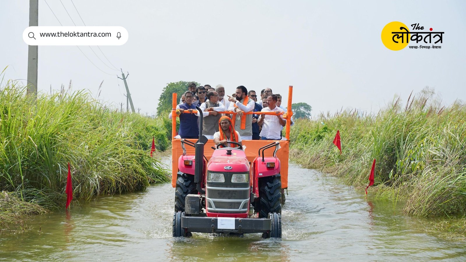 Bihar Floods: Shivraj and Samrat Chaudhary take stock of the flood situation.